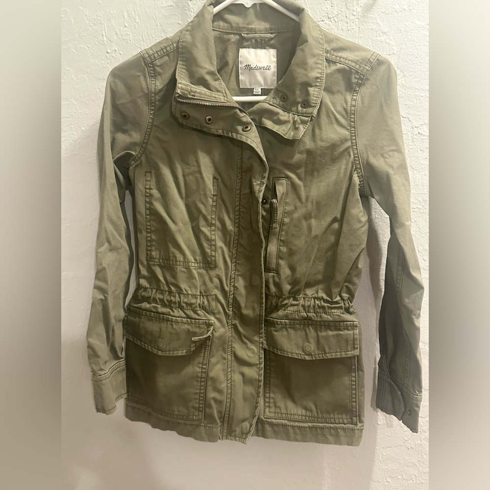 Madewell Women's Olive Green Utility Jacket - XXS 🫒 - Picture 7 of 10